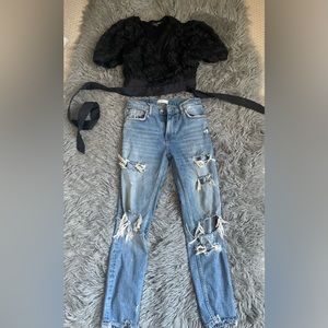 Zara distressed Jeans